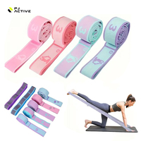 Sangles d'étirement de yoga à forte résistance PINJIAN, 8 boucles, réglables, pour la danse, le fitness, l'exercice, ceinture d'étirement pour femmes, sangle de traction