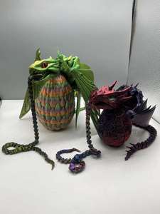 Impression 3D Casse-tête Décompression Jouet Articulation Charnière Activité Dragon Volant Peut Mordre Les Gens Avec Sa Bouche Jouet Dragon - Product Image 4