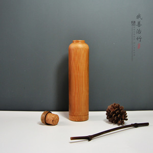 <b>Bamboo</b> Water Bottle 500Ml Eco Friendly Sports Drink <b>Container</b> For Outdoor Use - Product Image 3