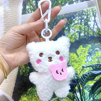 Pendentifs en coton Little Bear fabriqués par le fabricant – Breloques mignonnes, écologiques et durables pour sacs de filles, style frais, avec pince