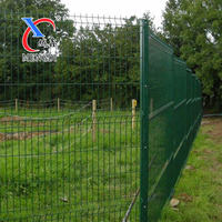 Clôture en treillis soudé galvanisé de qualité supérieure, personnalisable en couleur et en taille, installation facile 3D/2D, prix d'usine, pour jardin et maison