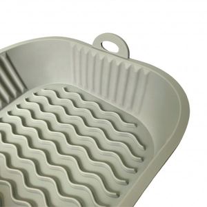 Plaque de cuisson carrée 3D pour friteuse à air, réutilisable, sans BPA, de qualité alimentaire, compatible four, disponible en petites et grandes tailles - Product Image 4
