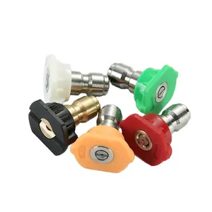 4000 PSI High Pressure Washer Multiple Degrees 5 Pack Spray Nozzle Tips with 1/4'' Quick Connector