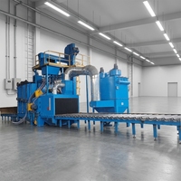 Machine de sablage Puhua pour profilés et tôles en acier, avec moteur PLC pour l'élimination de la rouille, longue durée de vie
