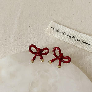 Trendy Cute <b>Butterfly</b> Knot Stud Design Earrings Versatile Niche Commuting New Daily Sweet Style for <b>Gifts</b> - Product Image 2