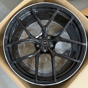Jantes en alliage d'aluminium forgées sur mesure, noir mat, neuves, de 17 à 26 pouces, tailles de trous 5*112/5*114.3/5*120, épaisseurs 40mm/25mm/20mm, <span class=keywords><strong>taille</strong></span> J - Product Image 4