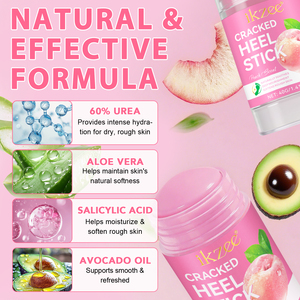 IKZEE Etiqueta Privada melocotón <span class=keywords><strong>aloe</strong></span> <span class=keywords><strong>vera</strong></span> agrietado talón palo Bálsamo hidratante profundo antigrietas Crema <span class=keywords><strong>para</strong></span> pies <span class=keywords><strong>para</strong></span> suavizar el talón - Product Image 5