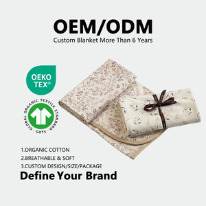Organic Cotton Custom Super Soft Knitted <strong>Personalised</strong> <strong>Baby</strong> Receiver <strong>Blanket</strong> Heirloom <strong>Baby</strong> Swaddle <strong>Blankets</strong> for Newborns - Product Image 1