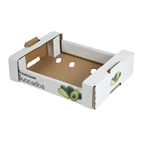Oem Bedrukt Gegolfd Vers Fruit Karton Papier Doos Verpakking Duurzaam Fruit Doos Custom Golfkarton Landbouw Fc Recyclebaar