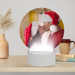 Rõ ràng Trắng thăng hoa tấm <span class=keywords><strong>Acrylic</strong></span> 3D Đêm LED Đèn hiển thị 16 màu sắc và 4 chế độ điều khiển từ xa Cáp USB cho DIY Craft - Product Image 1