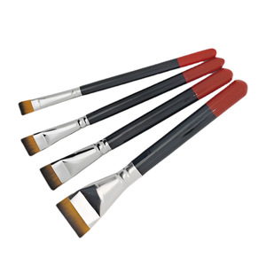 Grand outil spécial de peinture à l'huile et à la laque Pinceau plat en nylon avec poils courts résiste aux marques de pinceau Art Supply - Product Image 5