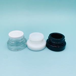 Conteneur cosmétique hermétique de 5 ml avec couvercle en plastique, pots en verre vides pour herbes, poudres florales, épices, concentrés, huiles, personnalisable - Product Image 2