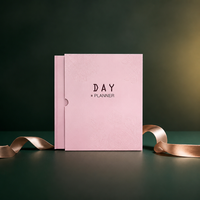 Coffret Cadeau Journal Planificateur Quotidien A5 Personnalisé Couverture Rigide Ruban Marque-page Fermeture Élastique Impression Logo Personnalisé OEM ODM Vente en Gros