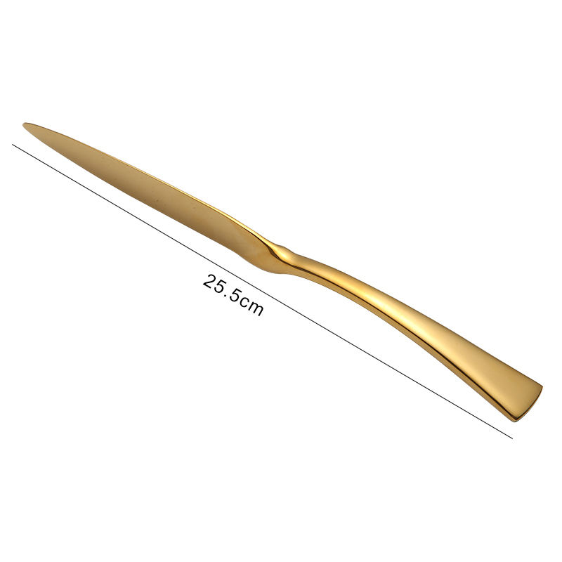 มีดทองสำหรับอาหารค่ำ