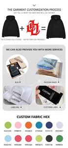 Heavyweight Hoodies Pháp Lông Cừu Quá Khổ Dập Nổi Hoodies Người Đàn Ông Tùy Chỉnh Biểu Tượng Dập Nổi Người Đàn Ông 500 GSM Dày Unisex Hoody - Product Image 6