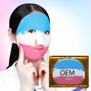 ओएम डी मल्टी कलर कोलेजन शीट मास्क विटामिन सी क्रिस्टल विटामिन ई हाइलूरोनिक एसिड एंटी-एजिंग वाइजिंग चेहरे की देखभाल इंद्रधनुष - Product Image 5