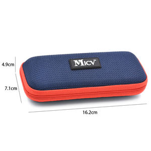 Étui à lunettes de soleil portable semi-rigide en EVA avec fermeture éclair, antichoc, en PVC, personnalisé, <span class=keywords><strong>pour</strong></span> voyage, 16,2*7,1*4,9 cm, Offre Spéciale - Product Image 2