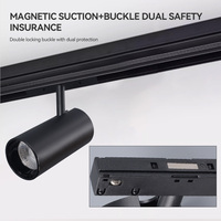 Moderna Lámpara LED de Riel de Aluminio de 10W/20W, 48V DC, con Luz Diurna de 3000K, 4000K, 6000K, Alto CRI 85, para Supermercados, Tiendas y Salas de Estar