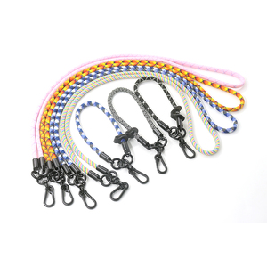 สายคล้องคอโพลีเอสเตอร์นุ่มยืดหยุ่นหลากสีเชือกป้ายบัตรประจำตัวป้องกันการสูญหาย - Product Image 3