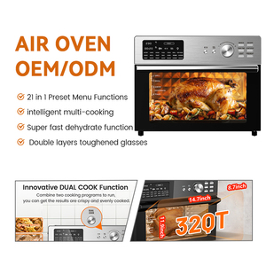 Oven Penggorengan Udara Digital LED 21-in-1 Gaya Baru Kapasitas Besar 30L Tanpa Minyak dengan Panel Kontrol untuk Penggorengan Udara - Product Image 1