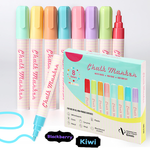 Giá rẻ Macaron màu chất lỏng phấn đánh dấu khô-xóa & WET-Erase nghệ thuật đánh dấu bộ chất lỏng phấn đánh dấu bút - Product Image 3