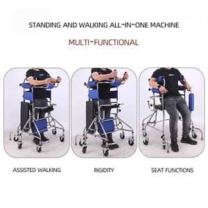 Cerebral Palsy <strong>Walker</strong> Durable Steel <strong>Gait</strong> Trainer for Rehabilitation Hemiplegia Training Mobility Support Adjustable Design - Product Image 2