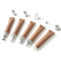Tube souple en plastique rose personnalisé pour baume à lèvres, rouge à lèvres, brillant à lèvres – Emballage cosmétique de voyage pour échantillons de marques de beauté