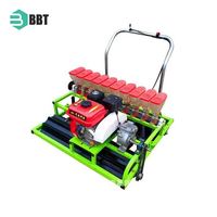 Semoir à légumes autopropulsé à essence pour radis et colza, haute précision, à plusieurs rangs