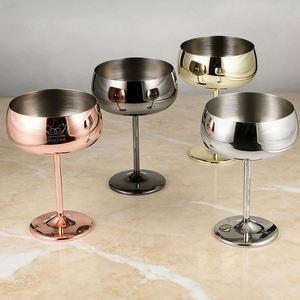 Copa de Martini Personalizada Irrompible, Copa con Tallo para Restaurantes, Bodas y Fiestas, Copa de Cóctel de Acero Inoxidable de 15 oz, Copa de Margarita, Copa de Vino - Product Image 1