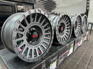 ล้อแม็<span class=keywords><strong>ก</strong></span>ซ์ MAT 1908 Flow Forged 5/6 รู ลายหลายก้าน ขนาด 16 17 18 นิ้ว สำหรับรถออฟโรด 5*114.3 5*139.7 6*139.7 สำหรับรถจี๊ป แทงค์ ฟอร์ด - Product Image 3