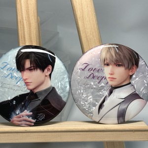 Tùy chỉnh Anime trò chơi phổ biến tình yêu và không gian sâu tinplate huy hiệu hoạt hình ngang hàng làm nền đầy màu sắc - Product Image 3