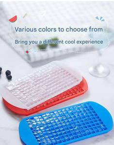 Vente en gros <span class=keywords><strong>de</strong></span> bac à glaçons en silicone 160 grilles pour <span class=keywords><strong>whisky</strong></span> Mini moule à glaçons prend en charge la personnalisation <span class=keywords><strong>de</strong></span> marque privée - Product Image 3