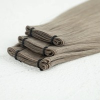 Extensions de cheveux brésiliens Remy 100% de bonne qualité, double trame, double tirage, couleur, longueur et poids personnalisables, marque privée, commande en gros