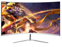 Moniteur de jeu à écran incurvé de 32 pouces avec taux de rafraîchissement de 75Hz Panneau HDR VA LED DP utilisé à l'état neuf pour ordinateur de bureau