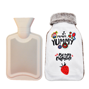 Bolsa de Agua Caliente de Goma Suave Sublimable al por Mayor, Funda para Botella de Agua Caliente de 2000 ml - Product Image 2