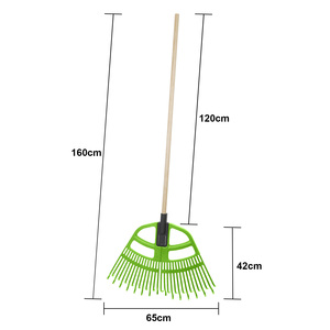 温斯洛 & 罗斯多功能3合1可拆卸聚叶耙草坪叶草弓抓取器耙 - Product Image 2