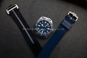 Montre pour homme avec boîtier en titane de 42 mm, affichage à aiguilles, bracelet en acier inoxydable, mouvement mécanique automatique par ETA - Product Image 2