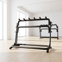 Wholesale 5 Head Guitar Rack Heavy Duty Floor Holder for Band Rehearsal Studio Stage Performance Multi Instrument