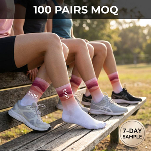<span class=keywords><strong>Calcetines</strong></span> Deportivos Personalizables con Logotipo, a Media Pantorrilla, con Malla Transpirable y Resistentes al Sudor, para <span class=keywords><strong>Crossfit</strong></span>, Yoga, Uso Diario Informal - Product Image 3