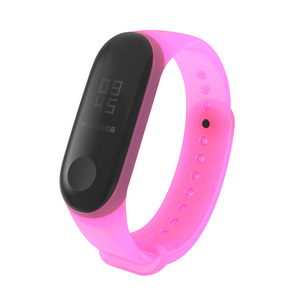 Claro TPU de silicona Mi band4 correa de la correa de muñeca de silicona de la correa para <span class=keywords><strong>xiaomi</strong></span> mi banda 3 pulsera inteligente - Product Image 4