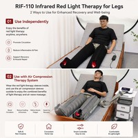 Ceinture de photothérapie LED pour les jambes, 660nm 850nm 940nm, lumière rouge et infrarouge pour soulager les douleurs articulaires, la récupération musculaire et l'arthrite