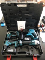 Grande Remise Disponible : Vente d'Ensemble d'Outils Électriques Combinés MKT, 4 Kits, Perceuses sans Fil 20 V, Batterie pour Bricolage
