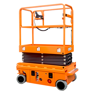 UNW gunting pengangkat hidrolik, jenis baru 5m pengangkat Semi elektrik ponsel <span class=keywords><strong>Mini</strong></span> Platform angkat 300kg - Product Image 2