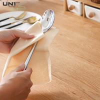 Rouleau de chiffon paresseux jetable en microfibre de bambou écologique pour tissu de nettoyage de cuisine de haute qualité Spunlace Non tissé