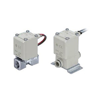 Vanne solénoïde pneumatique VX210FGA normalement fermée, 2 canaux, solénoïde, interface G, série VX21 24V
