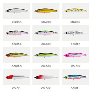 Venta caliente <span class=keywords><strong>tres</strong></span> anzuelos lápiz señuelo capacidad de fundición de larga distancia agua dulce lubina pesca ríos lagos hecho Metal plástico - Product Image 2