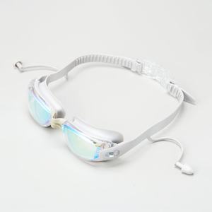 Gafas de Natación de Silicona Impermeables con Camuflaje en Contraste, Antivaho, con Recubrimiento Electrolítico, Aptas para Miopía, para Hombre y Mujer - Product Image 3