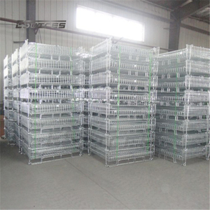 Jaulas <span class=keywords><strong>de</strong></span> Almacenamiento Plegables y Apilables con Asas Autoblocantes, Galvanizadas Electrolíticamente - Product Image 6