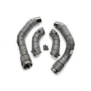 Tuberías de Escape Turbo de Alto Rendimiento con Protección Térmica para <span class=keywords><strong>BMW</strong></span> F90 M5 S63 4.4T 2018+, Barrera Térmica Avanzada, Juego de Tuberías de Competición - Product Image 2