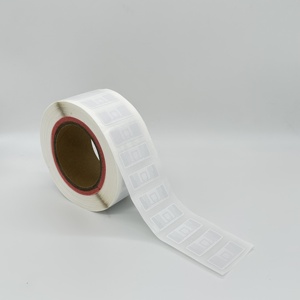 Étiquette adhésive en papier couché 860-960 MHz 50x50mm RFID UHF pour bijoux, autocollant UHF avec <span class=keywords><strong>puce</strong></span> U9 pour la sécurité alimentaire - Product Image 6